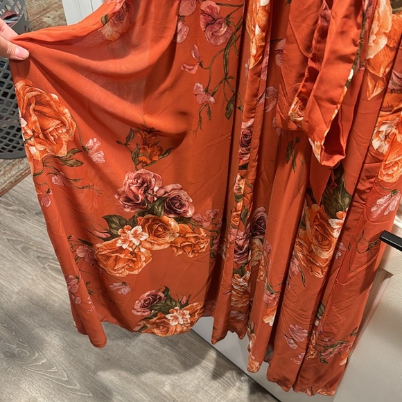 NEW | Baltic Born | Lydia Rust Floral Maxi Dress - Picture 5 of 6